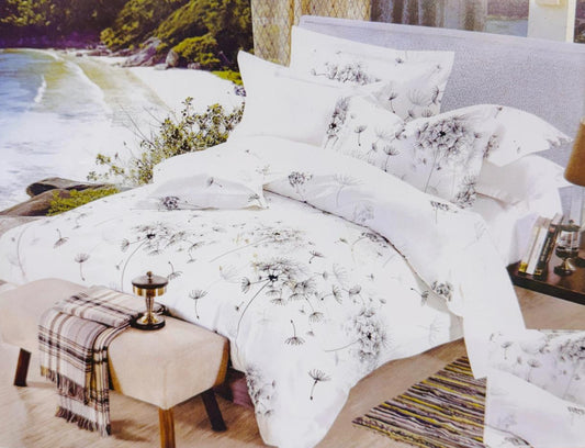 WHITE RIVER KING-SIZE COTTON BEDSHEET