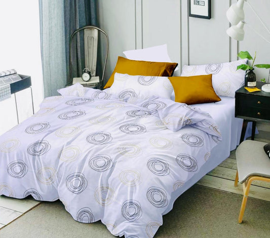 WHITE RIVER KING-SIZE COTTON BEDSHEET