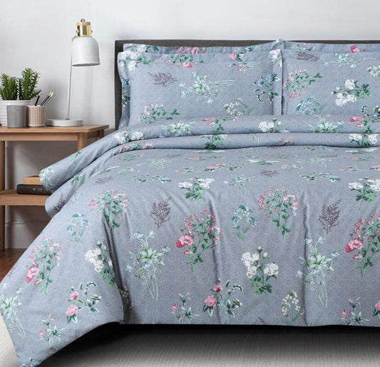 SpringAura-Premium Floral Bedsheet Set