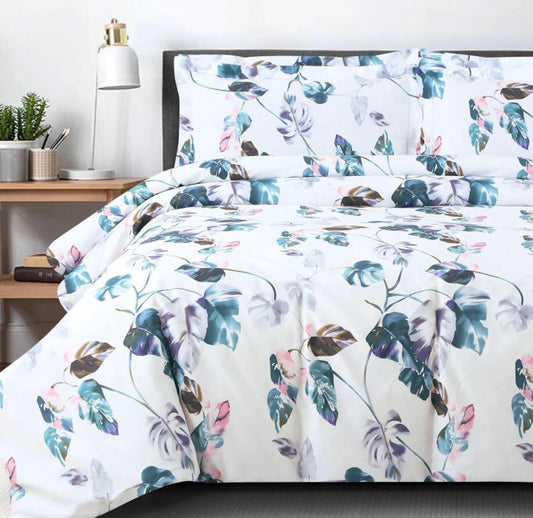 LeafLoom -Premium Floral Bedsheet Set