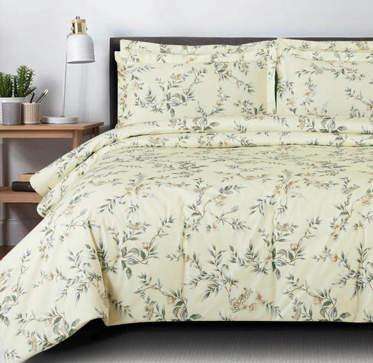 Nature’s Embrace -Premium Floral Bedsheet Set