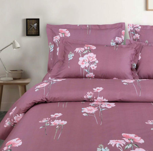 Wild Tropica-Premium Floral Bedsheet Set