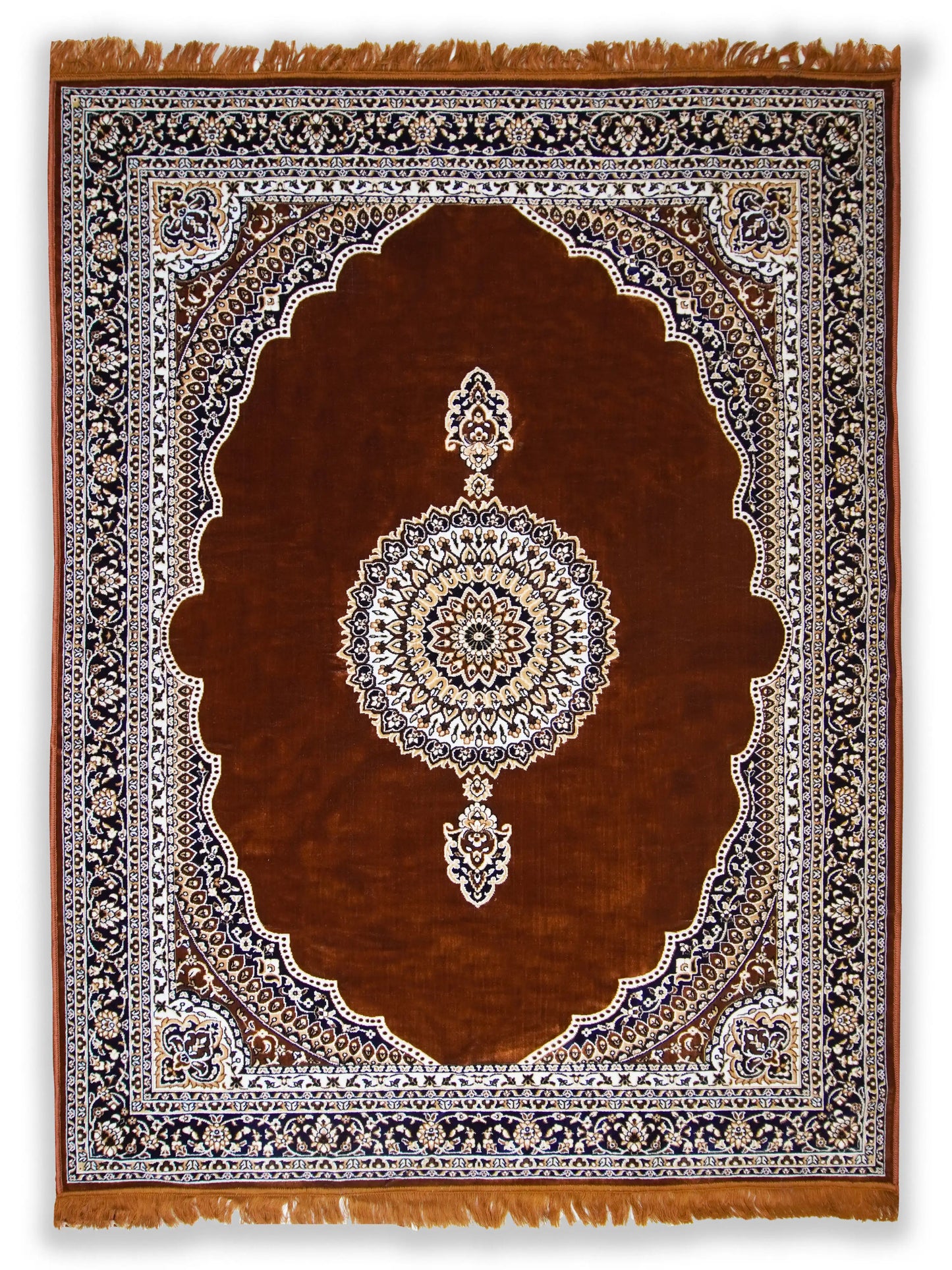 AtoZ Home Decor Velvet Carpet – Traditional Collection (5 ft x 7 ft)