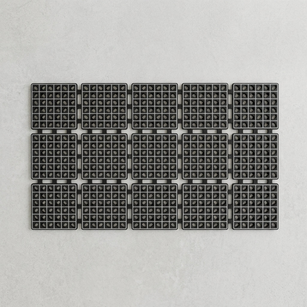 Atoz Home Decor Foldable Anti-Slip Rubber Shower Mat (40 x 66 cm)