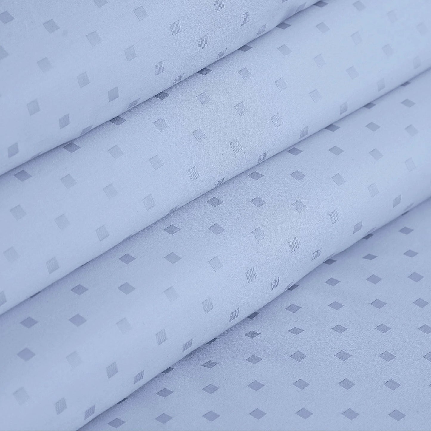 Premium Jacquard King Size Bedsheet Set |  Squared Dot Pattern