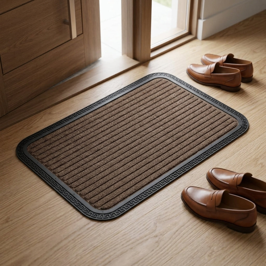 AtoZ Home Decor Dust Control Ribbed Door Mat (60x40cm)