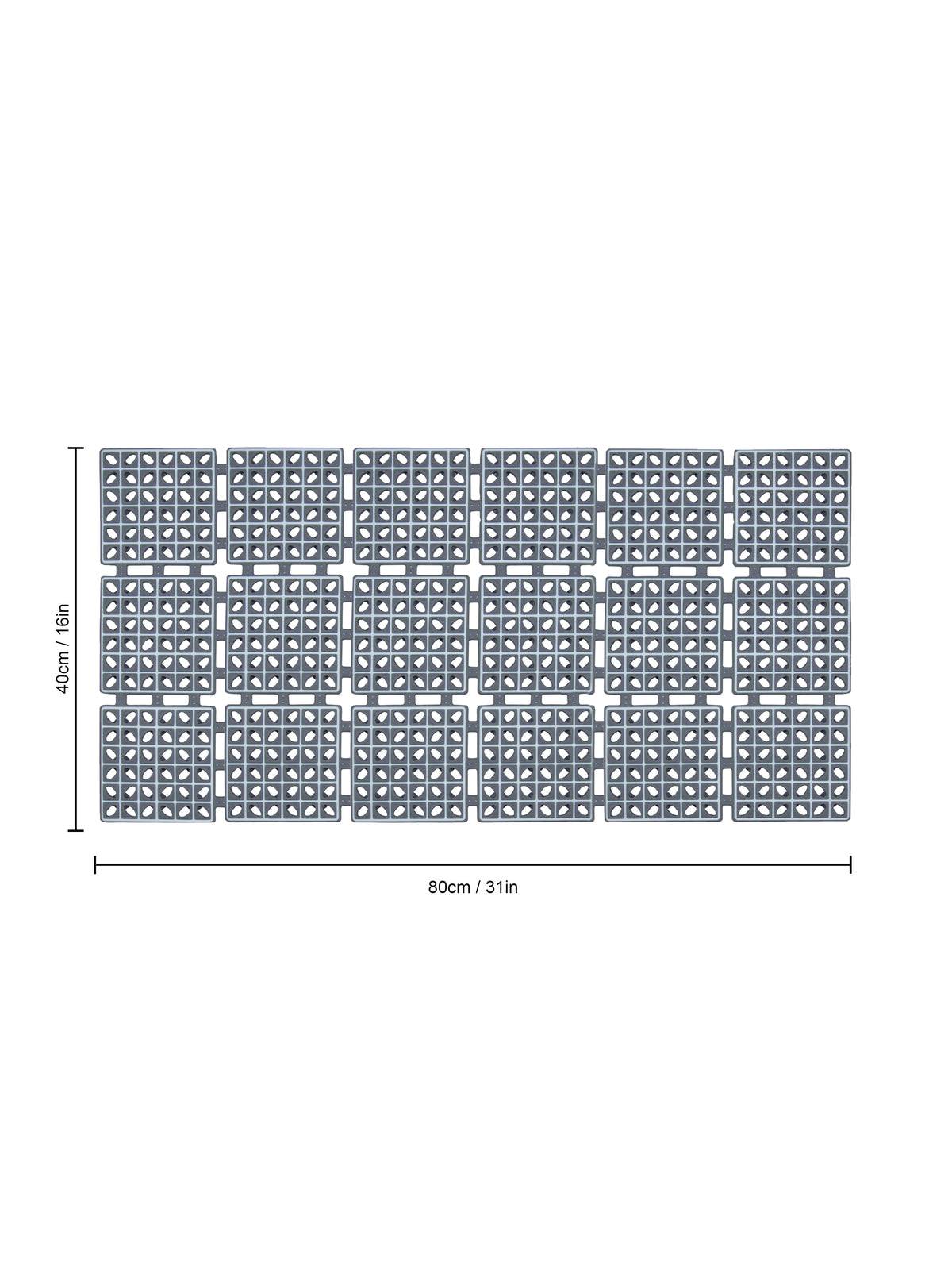 Atoz Home Decor Foldable Anti-Slip Rubber Shower Mat