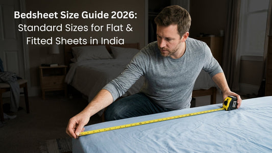 Bedsheet Size Guide 2026: Standard Sizes for Flat & Fitted Sheets in India