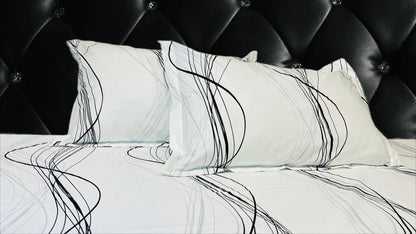 WHITE RIVER KING-SIZE COTTON BEDSHEET