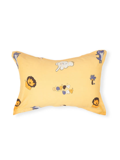 Kids Safari Animal Cotton Single Bedsheet Set