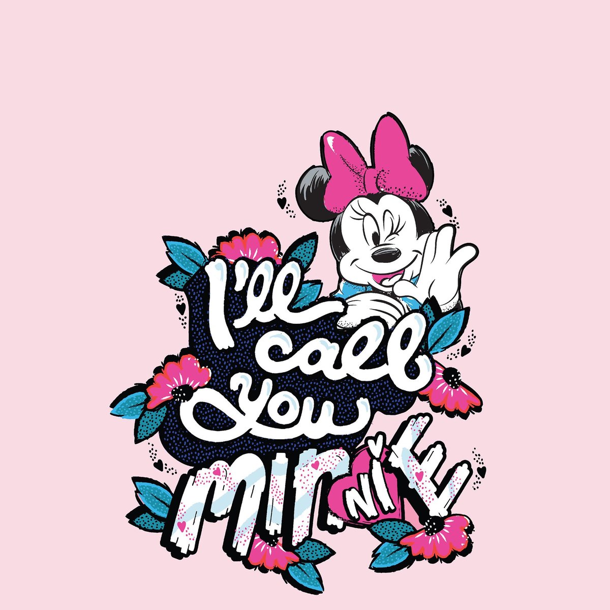 Disney Minnie Mouse Printed Kids Single Bedsheet Set with 1 Pillow Cover – Pink (152 cm x 224 cm)