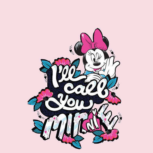 Disney Minnie Mouse Printed Kids Single Bedsheet Set with 1 Pillow Cover – Pink (152 cm x 224 cm)