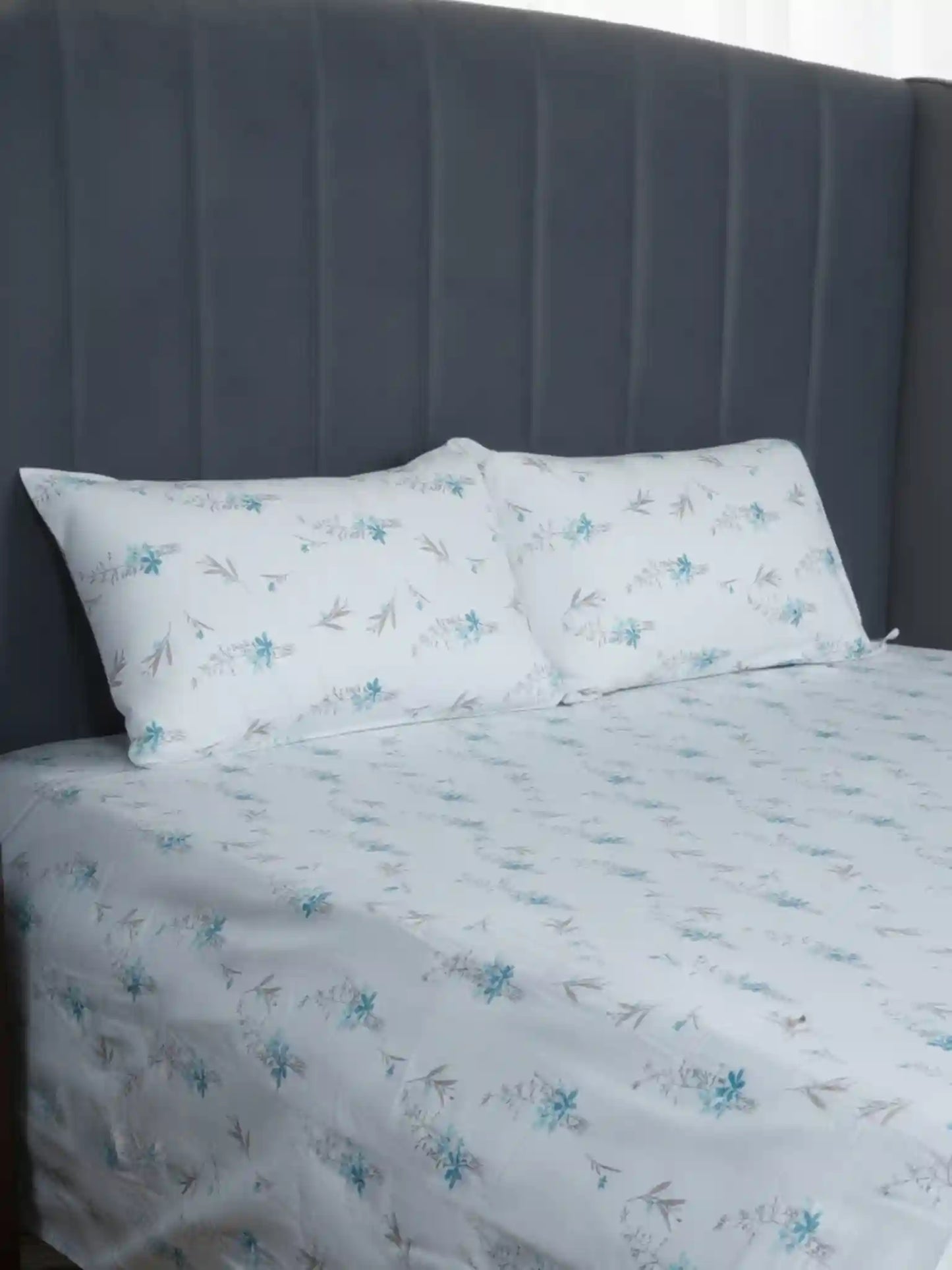Atoz Home Decor Selfie King 100% Cotton King Size Bedsheet Set (210 TC)