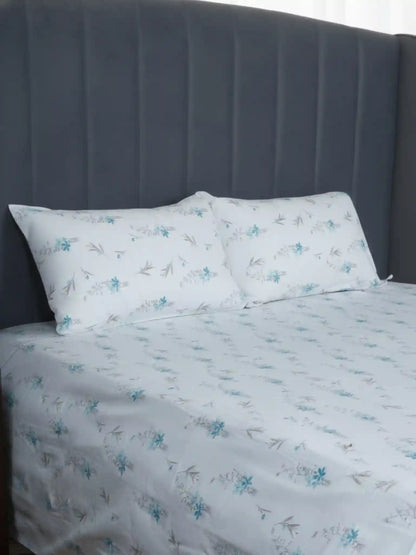 Atoz Home Decor Selfie King 100% Cotton King Size Bedsheet Set (210 TC)