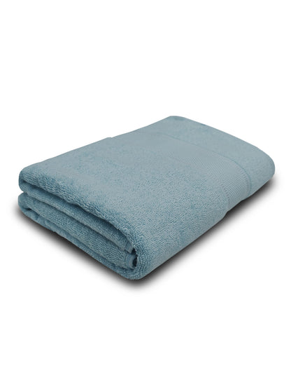 Soft Powder Blue Cotton Bath Towel – Gentle, Plush & Quick-Dry