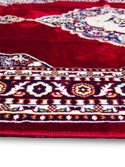 AtoZ Home Decor Velvet Carpet – Traditional Collection (5 ft x 7 ft)
