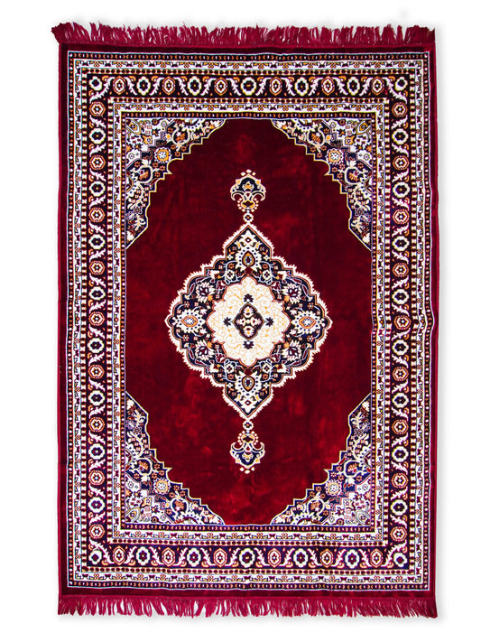 AtoZ Home Decor Velvet Carpet – Traditional Collection (5 ft x 7 ft)