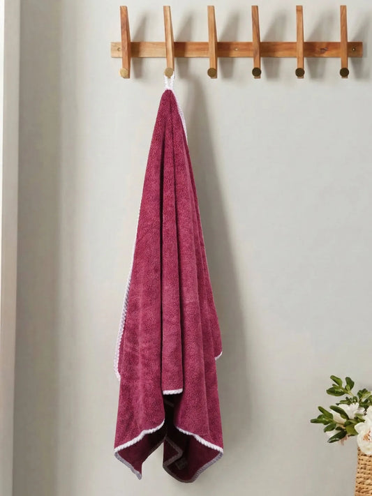 Plush Comfort, Extra Absorbent Quick Dry Medium Bath Towel – 100% Cotton