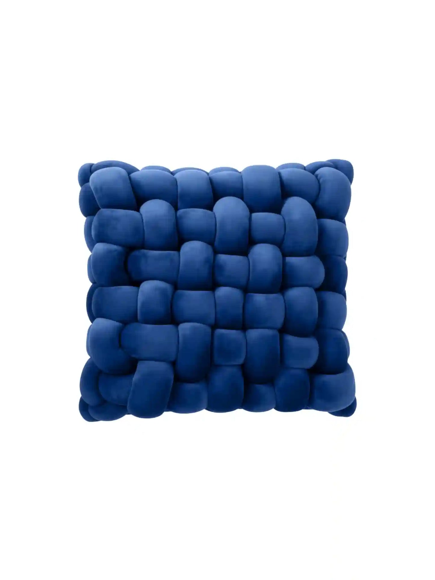 Square Knotted Cushion Pillow – Soft Decorative Accent for Sofa & Bed