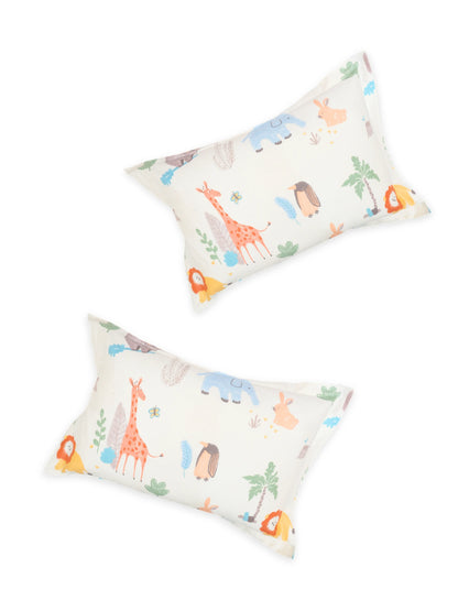 Safari Jungle Adventures 100% Cotton Kids Bedsheet Set