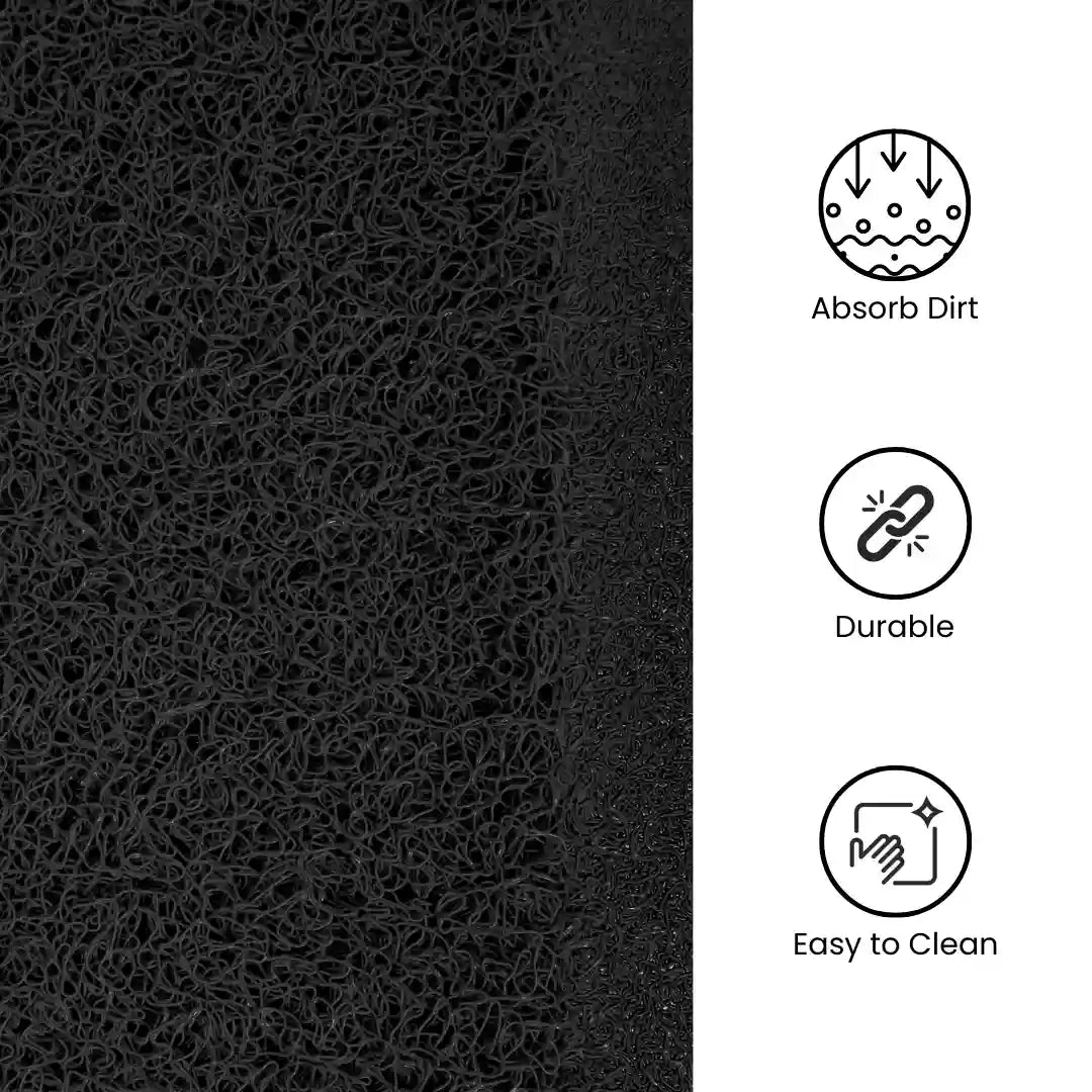 Premium PVC Noodle Anti-Skid Door Mat | Heavy-Duty Dirt Trapper