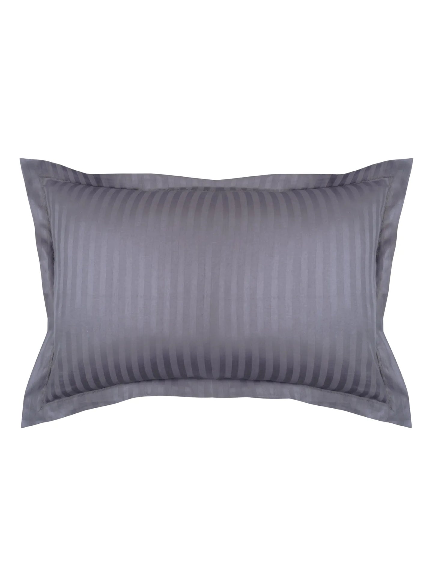 Striped Pillow Cover with Flange | Soft & Breathable (68 x 45 CM)