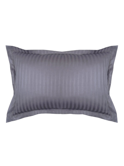 Striped Pillow Cover with Flange | Soft & Breathable (68 x 45 CM)