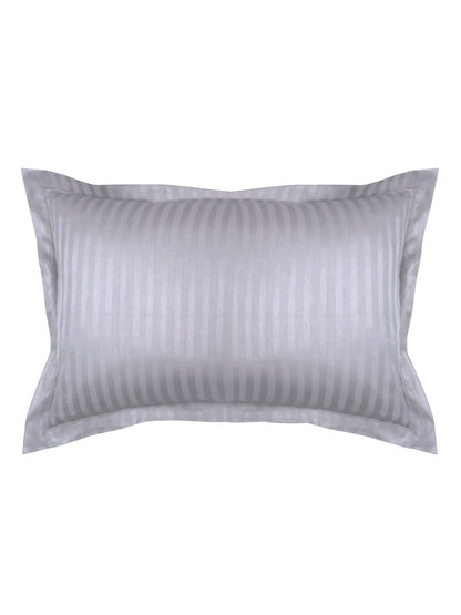 Striped Pillow Cover with Flange | Soft & Breathable (68 x 45 CM)