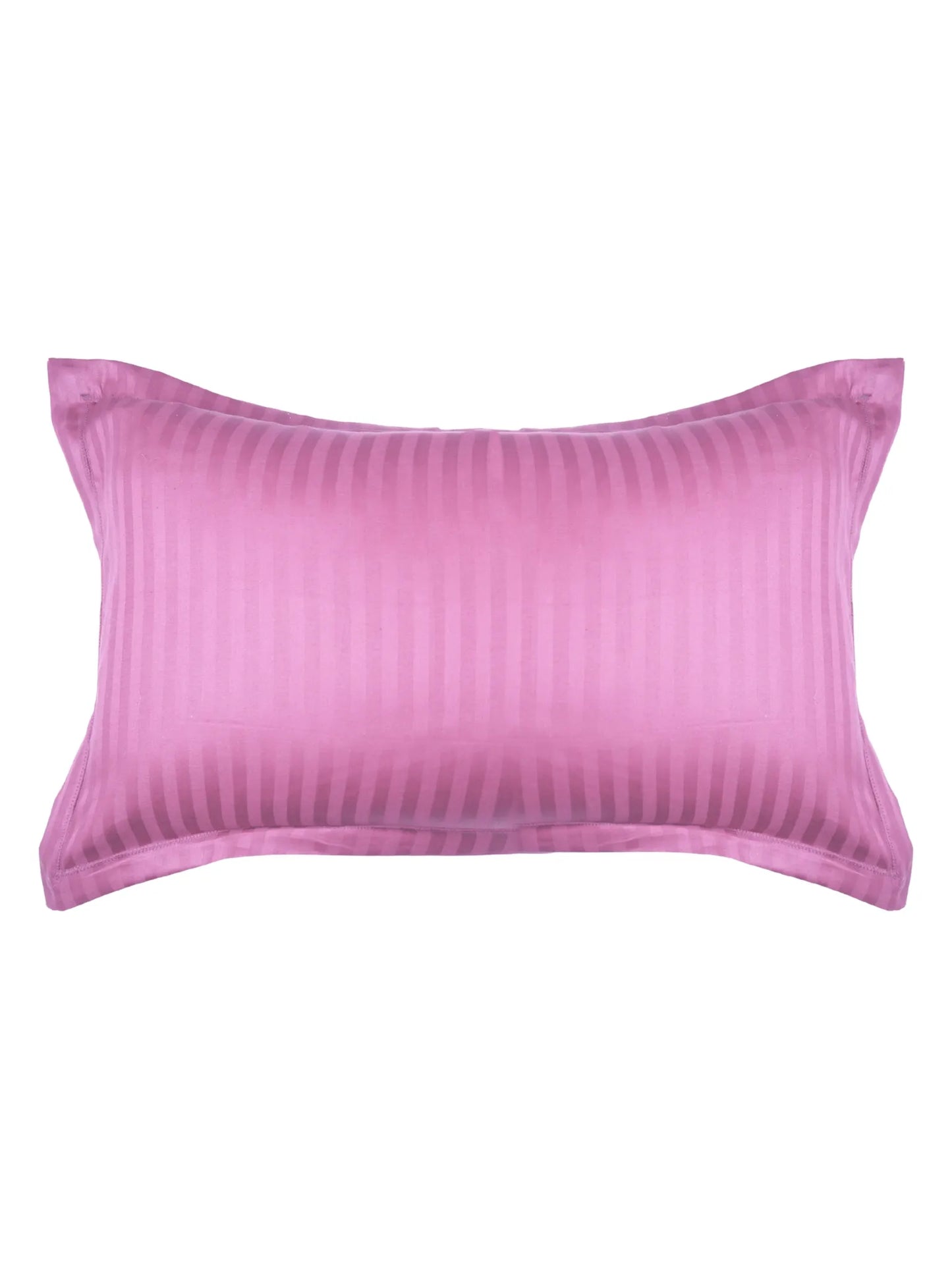 Striped Pillow Cover with Flange | Soft & Breathable (68 x 45 CM)