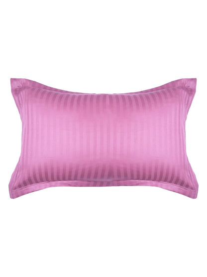 Striped Pillow Cover with Flange | Soft & Breathable (68 x 45 CM)