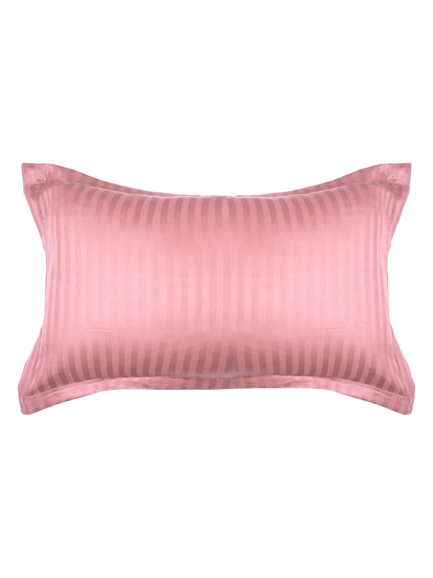 Striped Pillow Cover with Flange | Soft & Breathable (68 x 45 CM)