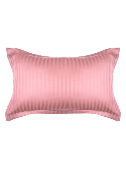 Striped Pillow Cover with Flange | Soft & Breathable (68 x 45 CM)