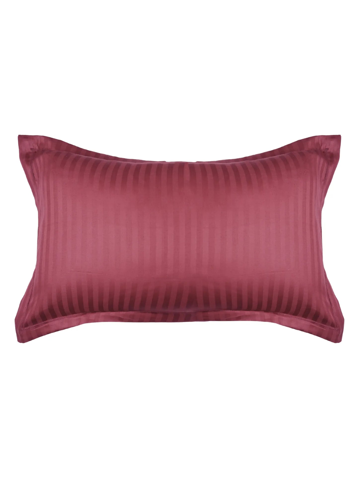 Striped Pillow Cover with Flange | Soft & Breathable (68 x 45 CM)
