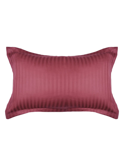 Striped Pillow Cover with Flange | Soft & Breathable (68 x 45 CM)