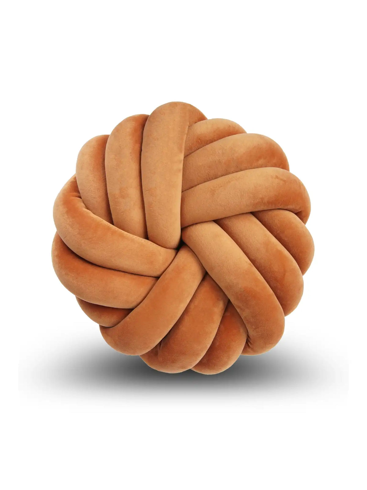 Round Knotted Cushion Ball Pillow – Soft Decorative Sofa & Bed Accent