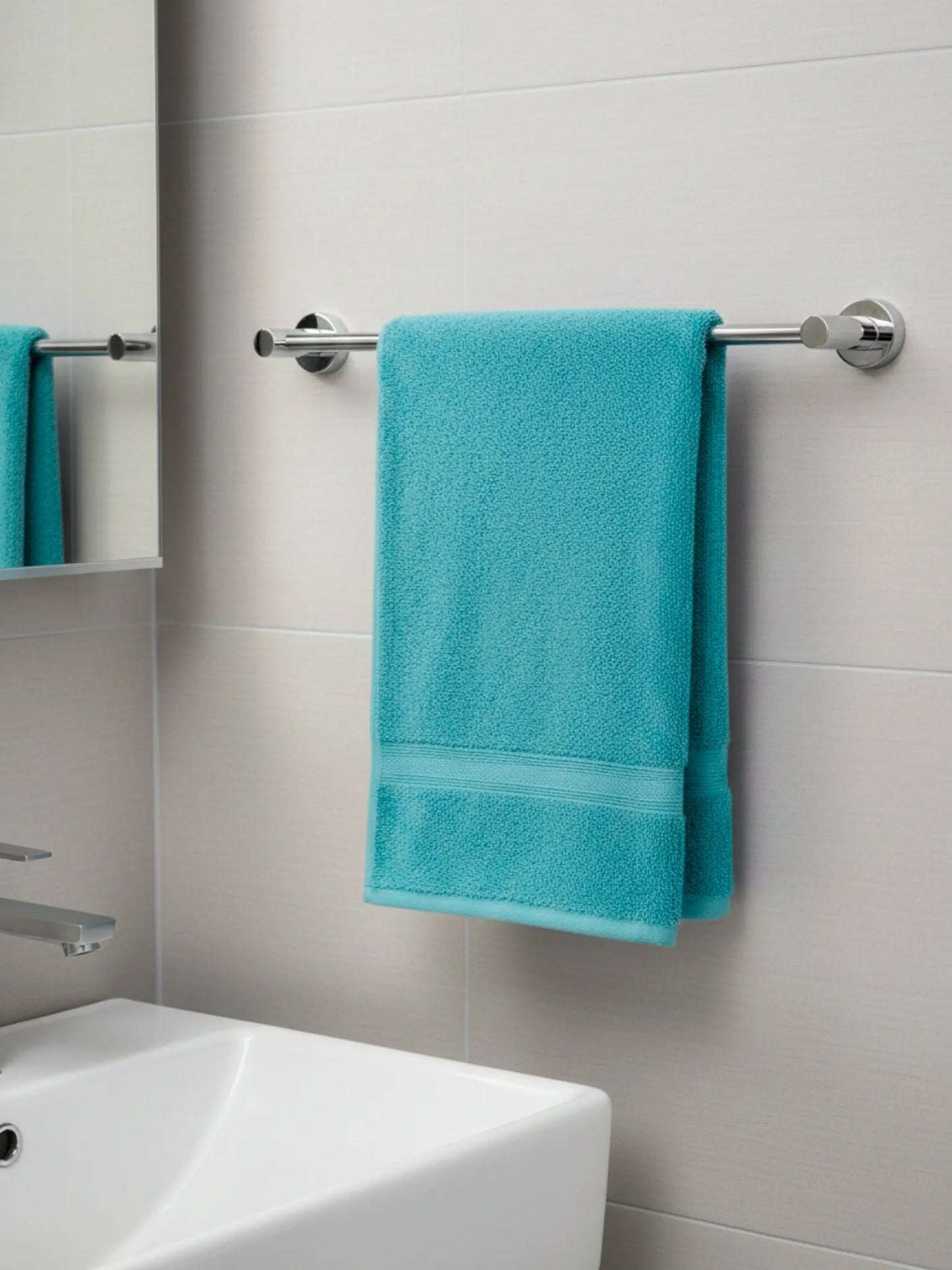 AtoZ Home Decor Home Essential 100% Cotton Hand Towels Pack of 2 (40x60 CM)