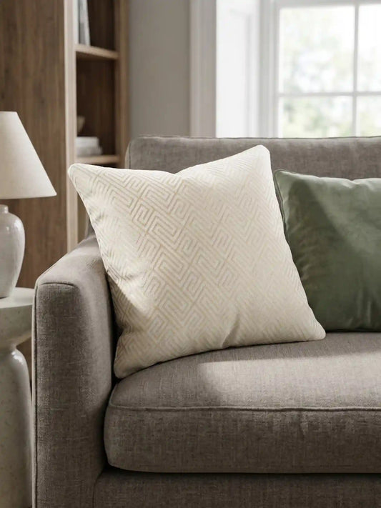 Geometric Cushion Covers with Concealed Zipper (Set of 5)