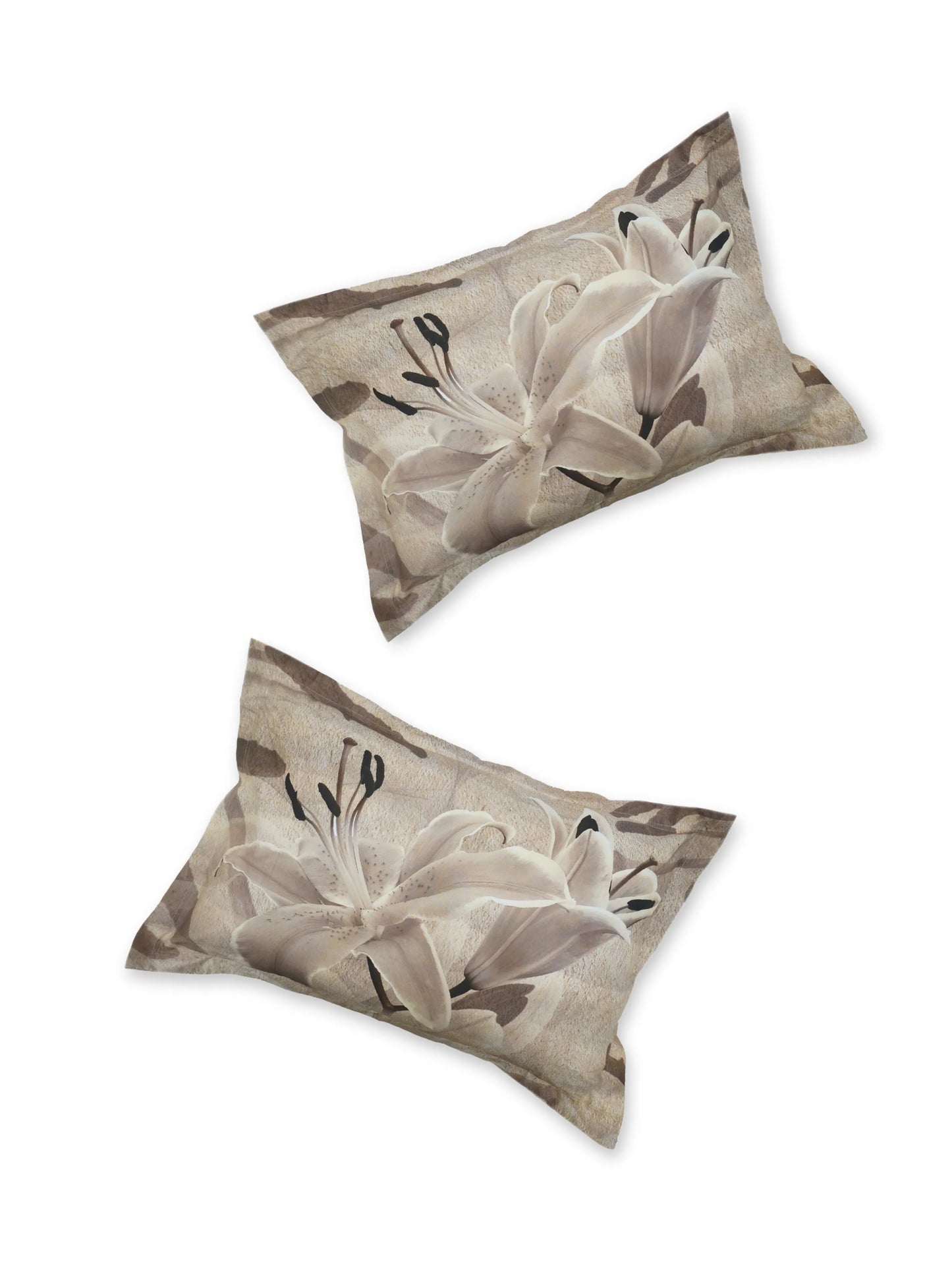 Rosette Floral Bedsheet Set — King Size, 100% Cotton (400 TC)