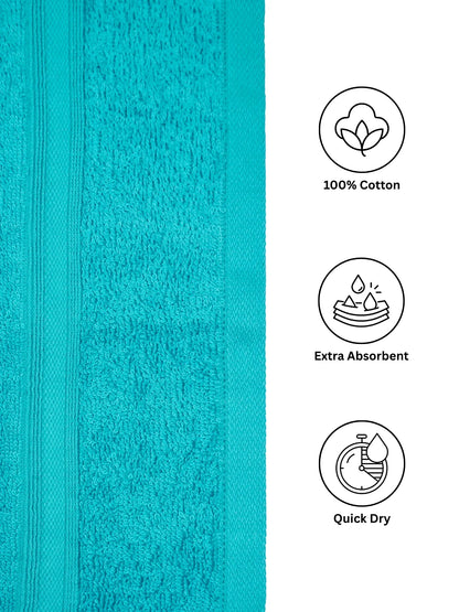 AtoZ Home Decor Home Essential 100% Cotton Hand Towels Pack of 2 (40x60 CM)