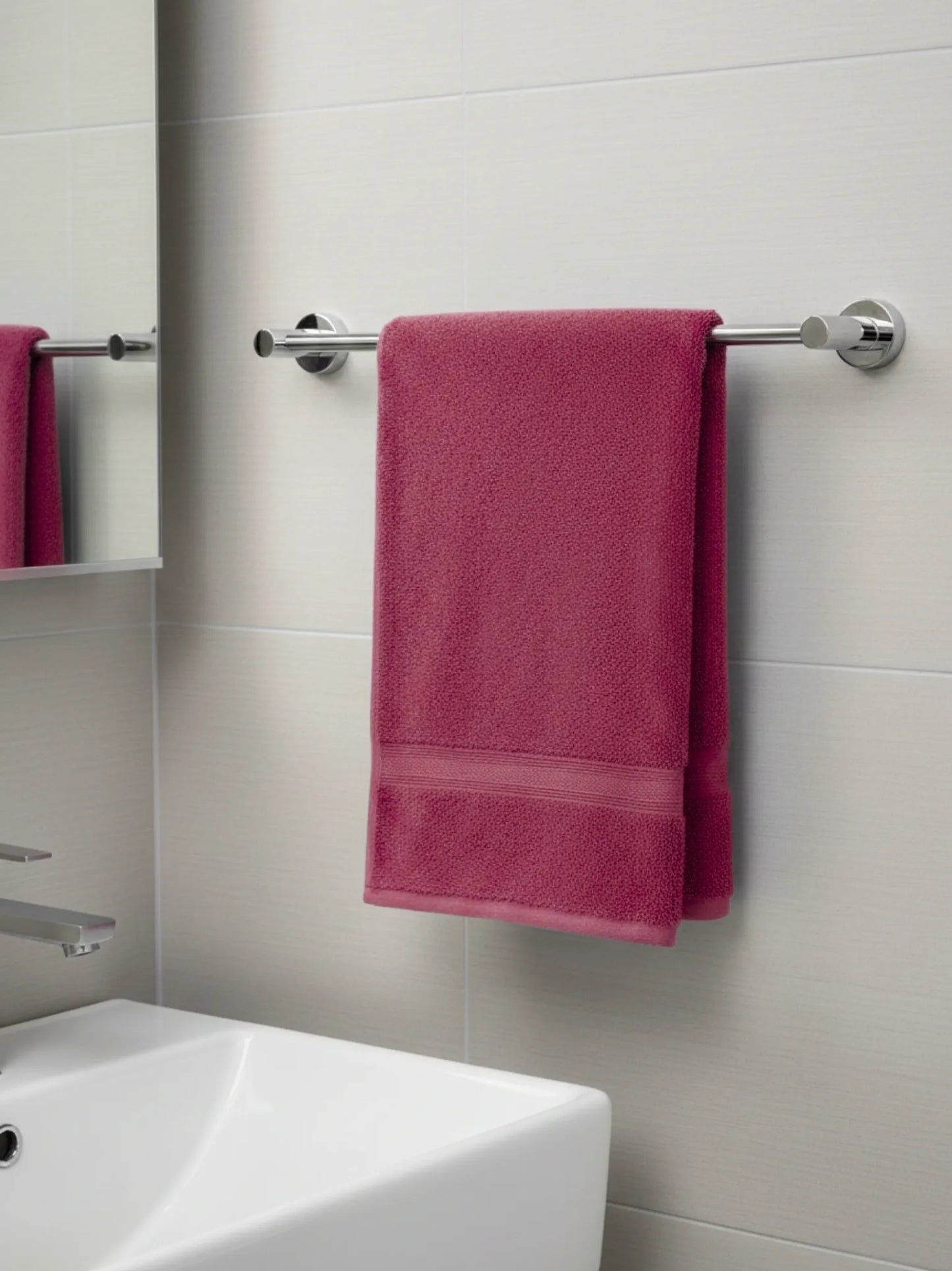 AtoZ Home Decor Home Essential 100% Cotton Hand Towels Pack of 2 (40x60 CM)