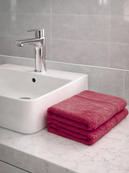 AtoZ Home Decor Home Essential 100% Cotton Hand Towels Pack of 2 (40x60 CM)