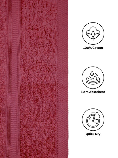 AtoZ Home Decor Home Essential 100% Cotton Hand Towels Pack of 2 (40x60 CM)