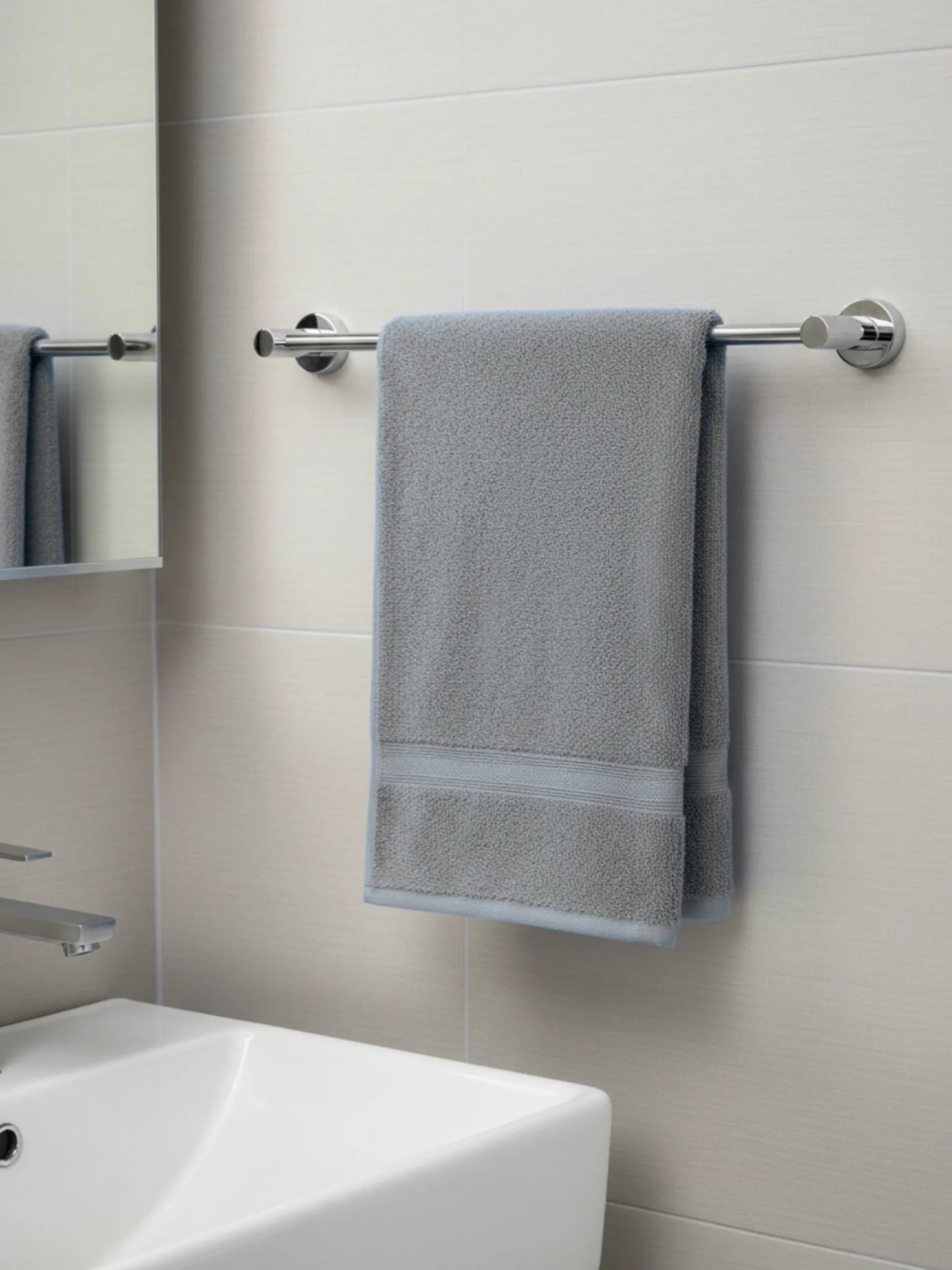 AtoZ Home Decor Home Essential 100% Cotton Hand Towels Pack of 2 (40x60 CM)