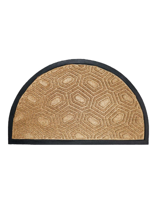 AtoZ Home Decor Semi-Circle Doormat (45x75 cm, Available in Multiple Colors)