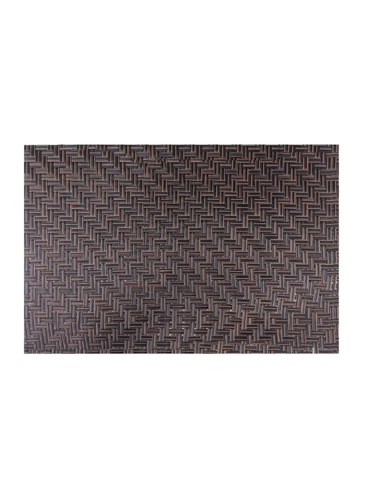 AtoZ Home Decor Modern Herringbone PVC Dining Placemats Set of 6