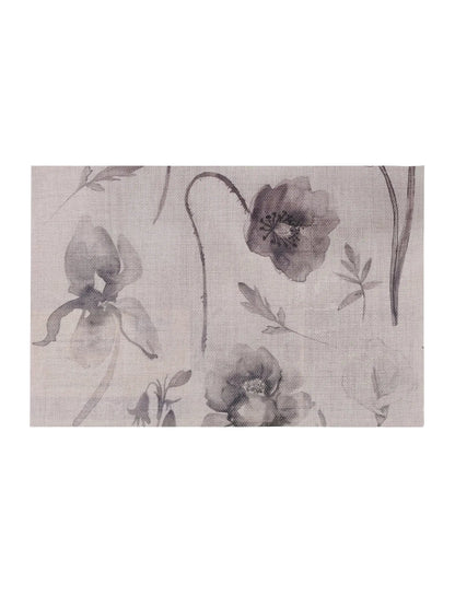 AtoZ Home Decor Dusty Rose Floral PVC Placemats Set of 6