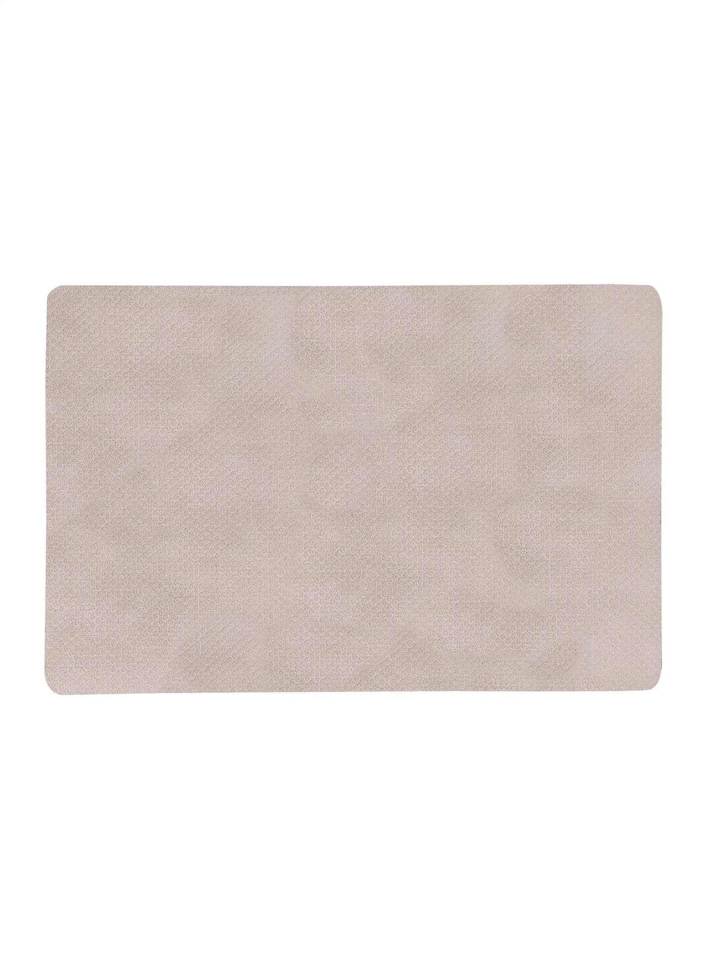 AtoZ Home Decor Light Beige PVC Dining Placemats Set of 6