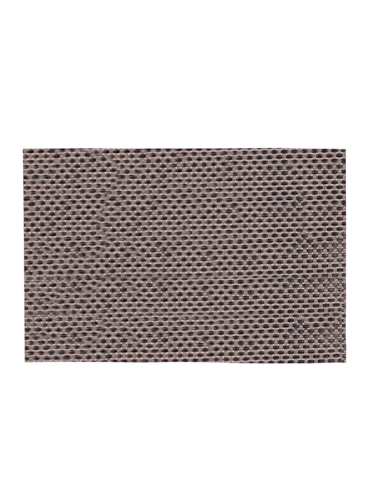 AtoZ Home Decor Muted Taupe Basketweave PVC Dining Placemats Set of 6