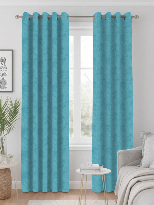 Modern Textured 80% Darkout Curtains  – Custom & Readymade