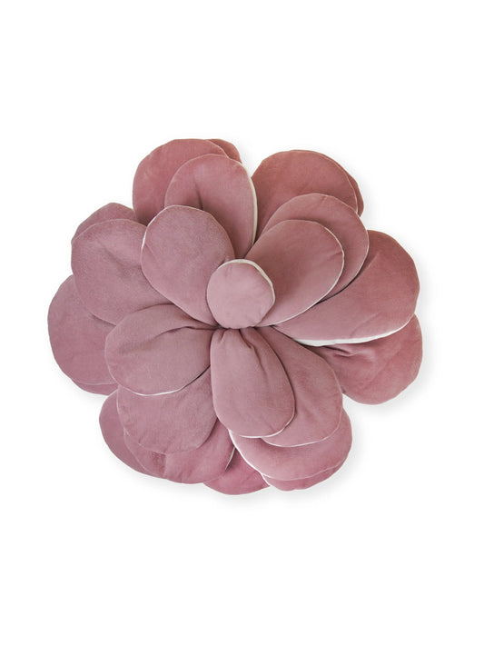 Atoz Home Decor Desenhista 3D Flower Shaped Velvet Throw Cushion (50 cm x 50 cm)